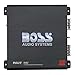 BOSS Audio Systems R4002 Riot Series Car Audio Stereo Amplifier – 800 High Output, 2 Channel, Class A/B, 2/4 Ohm, Low/High Level Inputs, High/Low Pass Crossover, Full Range, Bridgeable, Subwoofer