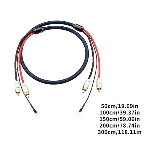 Cable 2RCA a 2RCA sin interferencias para equipos analógicos y audiófilos 3
