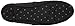 BOBS from Skechers Women's Plush-33910 Flat, Black Heather, 10 M US