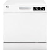 Nivel de ruido: 49 dB Beko DTC36810W Encimera 8cubiertos A+ lavavajilla - Lavavajillas (Encimera, Blanco, Compacto, Estático, Canasta, Acero inoxidable/plástico)