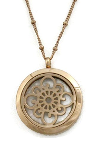 Collar Difusor Aromático Grace Oro Rosa 30"