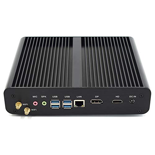 Intel Core i7 Processors The Eighth Gene. Fanless PC Mini PC Desktop PC DDR4 Memory 4GB 64GB SSD 1TB HDD, DP/HDMI, Dual Screen DIY SSD, 1000Mbps / LAN/Double WiFi / BT4.0 Windows 10 Pro
