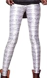 Sister Amy Girl Chopin Music Printed Ankle Elastic Tights Legging