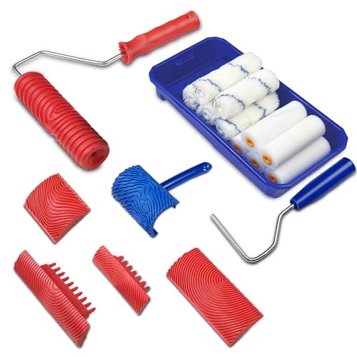 Wood Grain Tool Set with Paint Roller Kit (18PCS)