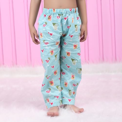 Image of POLKA TOTS 100% Pure Cotton Half Sleeve Night Suit for Kids, Girls & Boys | Cotton Pyjama Set | Unisex Night Dress for Children | Night Suit for Girls |Sleepwear for Kids | Winter Night Dress for Boys