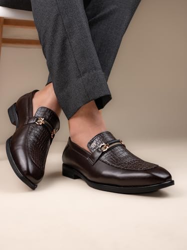 Image of ALBERTO TORRESI Calabria Horsebit Loafer for Men Branded TPR Sole with Sneaker Footbed