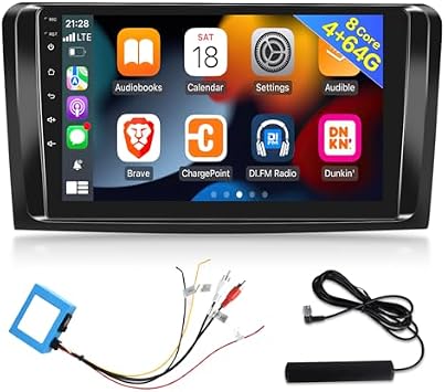 Fiber Optic Decoder + 4G Module Car Radio for Mercedes Benz GL ML W164 X164 ML350 ML500 ML280 GL320 GL350 GL450 2005-2011