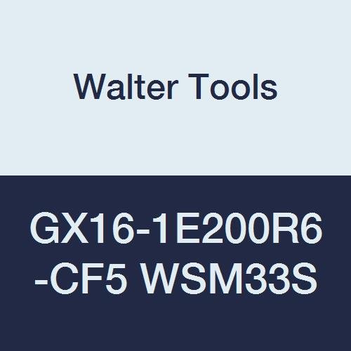 GX16-1E200R6-CF5 WSM33S Carbide Tiger-Tec Grooving Indexable Turning Insert, 0.008" Corner Radius (Pack of 10)