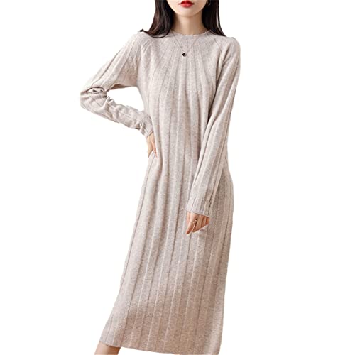 Robe longue tricot Kelsiop en laine : votre alliée style pour affronter le froid