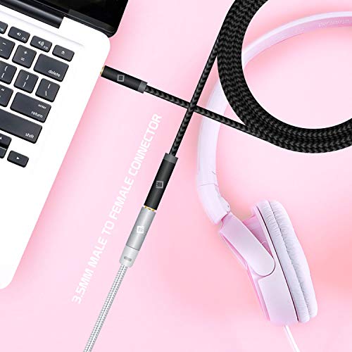Cellet 3.5mm Stereo Audio Aux Cable for Stereo, iPods, MP3, Audio Player 6-Feet Extion Cable - Thumbnail 5