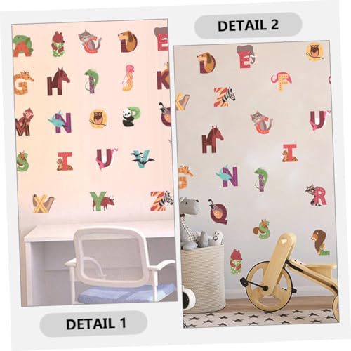 DOITOOL 26pcs Animal Alphabet Vinilos Decorativos miniatura 3