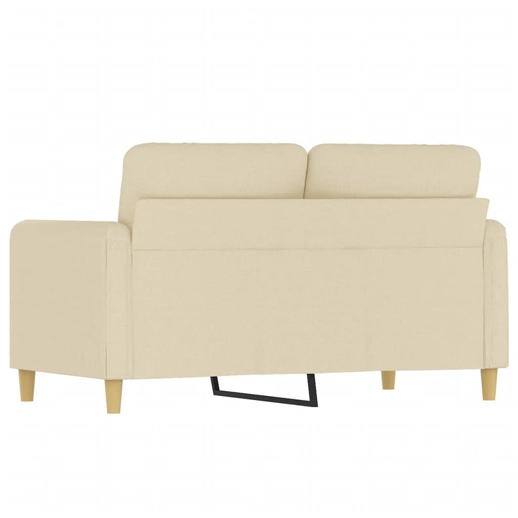 Canapé 2 places moderne en tissu résistant avec structure en métal - Canapé rembourré confortable avec assise respirante et design robuste pour le salon