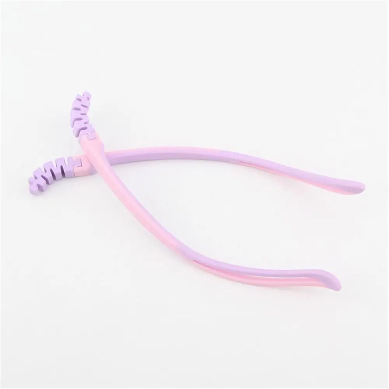 Gafas Patilla Patilla 1 par de patas de gafas de silicona, accesorios for patas de gafas de silicona EyeBicolor a presión for niños(Purple)