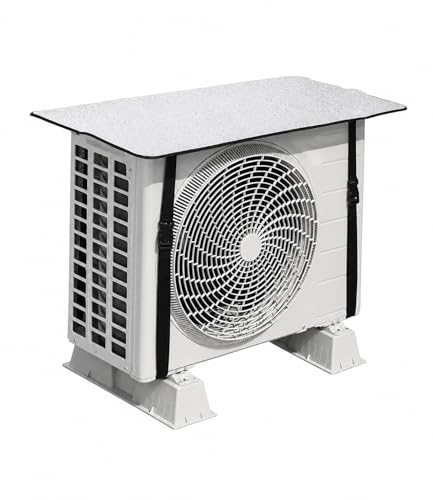 Image of AC Outdoor Unit Protector for Split AC | Outdoor AC Cover with Heat-Insulated Reflective Shield | Waterproof & Dustproof Protection (1 Ton + 1.5 Ton Combo)