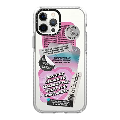CASETiFY �C���p�N�g�P�[�X iPhone 12 Pro Max - Stickers By Top Girl Studio - �N���A �t���X�g