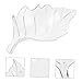 POPETPOP Shrimp Tank Feeder Bowl Aquarium Fish Feeder Bowl Food Tray Compact Lightweight Easy to Clean
