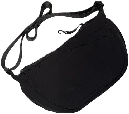 Lolë Woman Crossbody Bag, Adjustable Shoulder Strap, Recycled Nylon, Lightweight Travel Purse, One Size (Black) - 2
