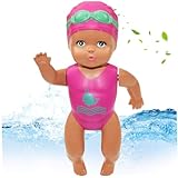 Pesoncarl Nageur Doll Pouple Posable Manual Baby Baby Doll Dolfroproof Mignon...