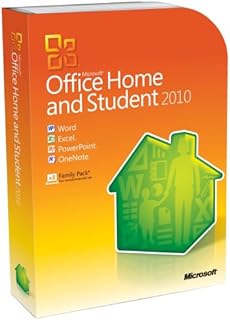 OLD VERSION Microsoft Office Home and Student 2010 Family Pack, 3PC (Disc Version)