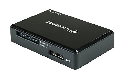 Image of Transcend ‎TS-RDC8K2 USB 3.1 Gen 1 Including SD Cards, microSD Cards, and CompactFlash Cards Multi Card Reader USB Type-C