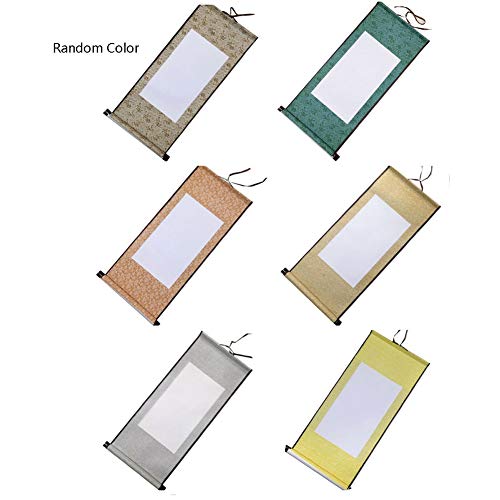 Echaprey 6pcs Blank Mounting Hanging Wall Scrolls Set for Kanji, Sumi and Chinese Calligraphy - Thumbnail 2