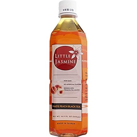 LITTLE JASMINE White Peach Black Tea, 16.9 Fl Oz (Pack of 12) Cover
