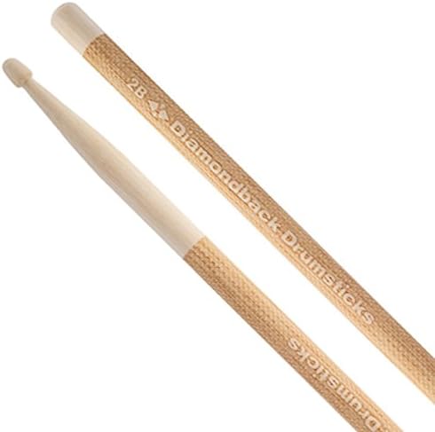 Diamondback Drumsticks Hickory Laser Engraved Drum Sticks (2B)