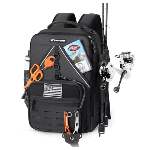 Best fishing backpack with cooler KastKing KarryAll KastMate Tackle Backpack