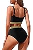 Adisputent Womens High Waisted Bikini Sets Sporty ... #3