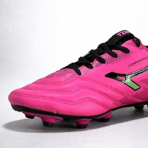 Image of Anza Semi Ankle Support Football Boot, Pink, Lightweight and Durable Material,Soccer Shoe, Football Stud
