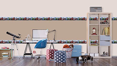 AG Design Marvel Avengers zelfklevende rand, muursticker, folie, meerkleurig, 500 x 10 cm - Afbeelding 7