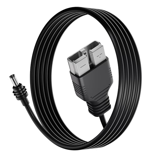 Starlink Mini Cable Anderson Connector, Starlink Mini Power Cable 50A Quick Connect/Disconnect Plug to 5.5 × 2.1mm 10FT DC5521 for Automotive RV Battery Generator Solar Pannel 3M