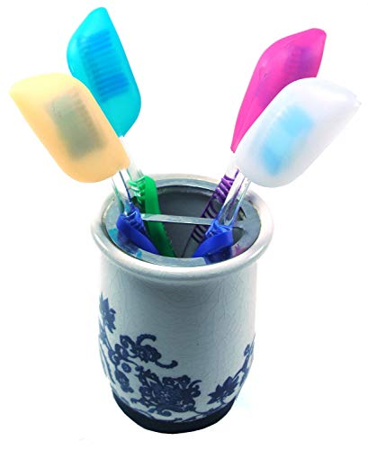 V-Top HAL-038 Silicone Toothbrush Case Covers Pack Of 6 thumb #1