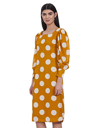 Image of Marie Claire Women's Polyester A-Line Midi Casual Dress