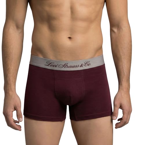 Image of Levi's Cotton Elite Trunk | Premium Men's Trunk Underwear | 4-Way Stretch | Outer Elastic Waistband | H-Pocket | Style 072 | Pack of 1