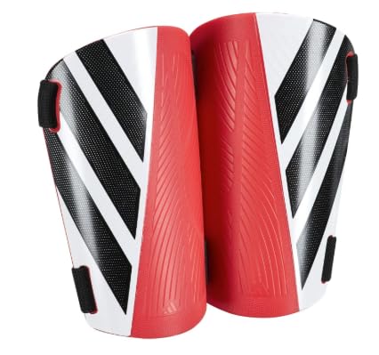 adidas Unisex TIRO SHINGUARD Training, White/Lucid red/Black, M