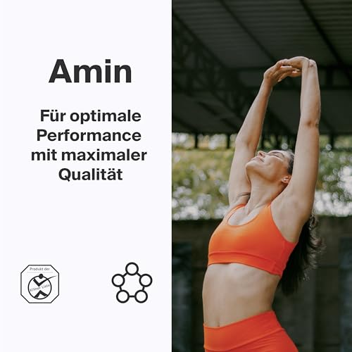 AMIN – Patentierter EVAA™ Aminosäuren-Komplex mit BCAAs & EAAs | 300g, TROPICAL | Ideal für Muskelaufbau & Regeneration | 100% Veganes Proteinpulver |