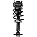Detroit Axle - 2 Front Struts for 2007-2013 Chevy GMC Silverado Sierra 1500 [Exc. Electronic Suspension] Complete Struts w/Coil Spring 2008 2009 2010 2011 2012 Replacement Ready Strut Shocks