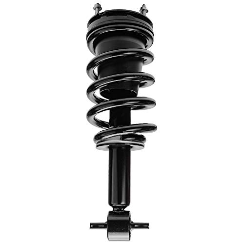 Image of Detroit Axle - 2 Front Struts for 2007-2013 Chevrolet Silverado 1500 | GMC Sierra 1500 [Exc. Electronic Suspension] Complete Struts w /Coil Spring 2008 2009 2010 2011 2012 Replacement Ready Strut
