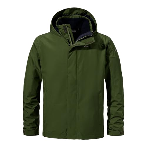 Preisvergleich Produktbild Schöffel Herren 3in1 Jacket Partinello Doppeljacke, Loden Green, 50