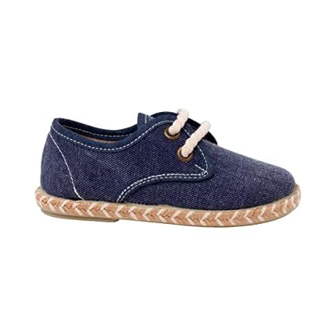 Zapatos Blucher Pisamonas para Niño en Azul Marino Cover
