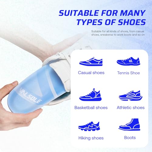 Image of VALSOLE Plantar Fasciitis Relief Insoles - Heavy Duty Arch Support Inserts for Men and Women - All Purpose Orthotic Insoles for Foot Pain Relief - Comfort Insert for Work, Walking, Hiking