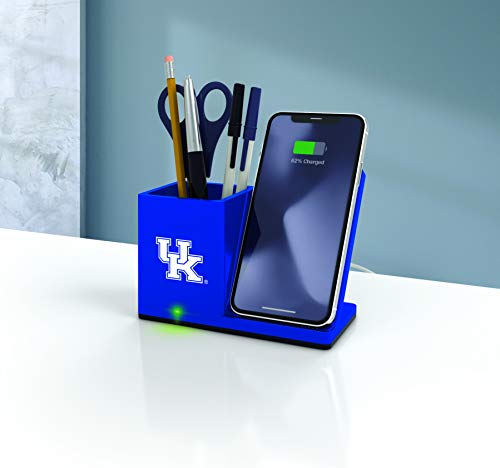 SOAR-NCAA-Cell-Phone-Wireless-Charger-and-Desktop-Organizer-Kentucky-Wildcats