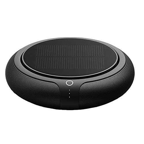 Solarauto-Luftreiniger Tragbare Mini-Filter Personal Desktop-Luftreiniger mit Nachtlicht für Staub Pollen Allergien Haustiere Rauch Mold,Braun