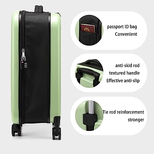 Luggage with Spinner Wheels, Foldable Lightweight Trolley Case, Large Capacity Suitcase, Adjustable Trolley, Customs Combination Lock3