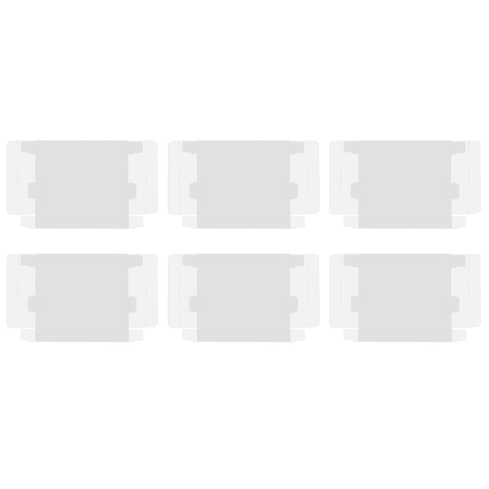 Dioche Gba Box Protector Gameboy Advance Box Protector Pet Transparent Pack of 10 Transparent Cartridge Cover Protective Case for Game Boy Gba Boxed Game