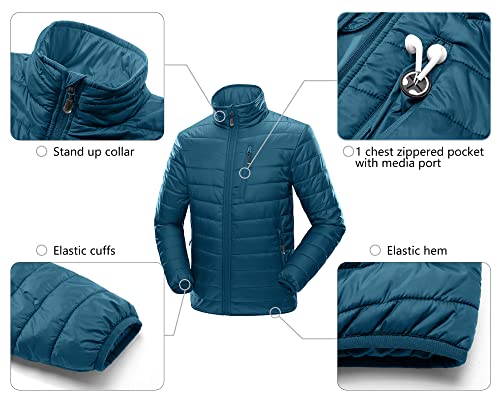 Image of 33,000ft Men's Puffer Jacket Lightweight Packable Insulated Winter Coat