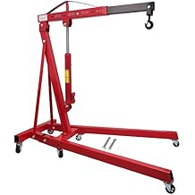 SMT- 2 TON Red 4400lb Heavy Duty Engine Motor Hoist Cherry Picker Shop Crane Lift [P/N ET-CAR-FIX005-2T-RED]