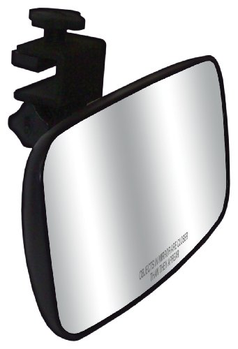 Cipa 02000 Comp Universal 7" X 14" Marine Mirror, Black #TOP1