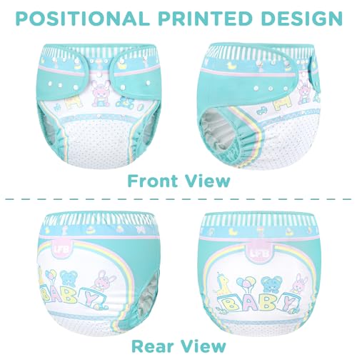 Image of Littleforbig Washable Adjustable Reusable Waterproof Cloth Adult Diaper Wrap Cover - Baby Parade S